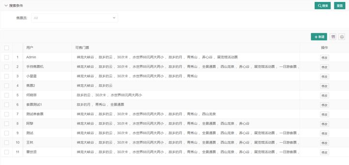 众链票务系统后台操作指南和功能介绍